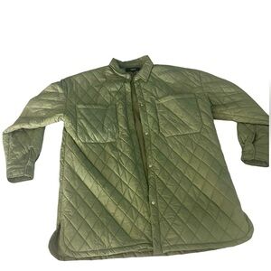 Lightweight trench puff coat